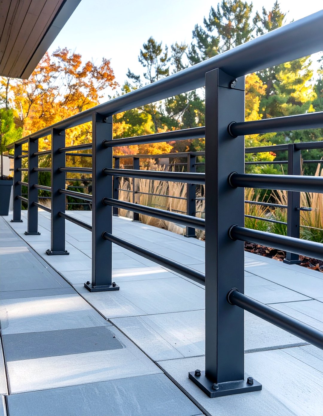 30 Simple Deck Railing Designs to Modernize Your Patio - We Love Home Blog