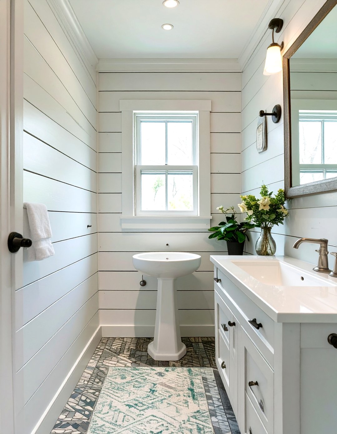 30 Rustic Shiplap Bathroom Ideas for a Cozy Vibe - We Love Home Blog