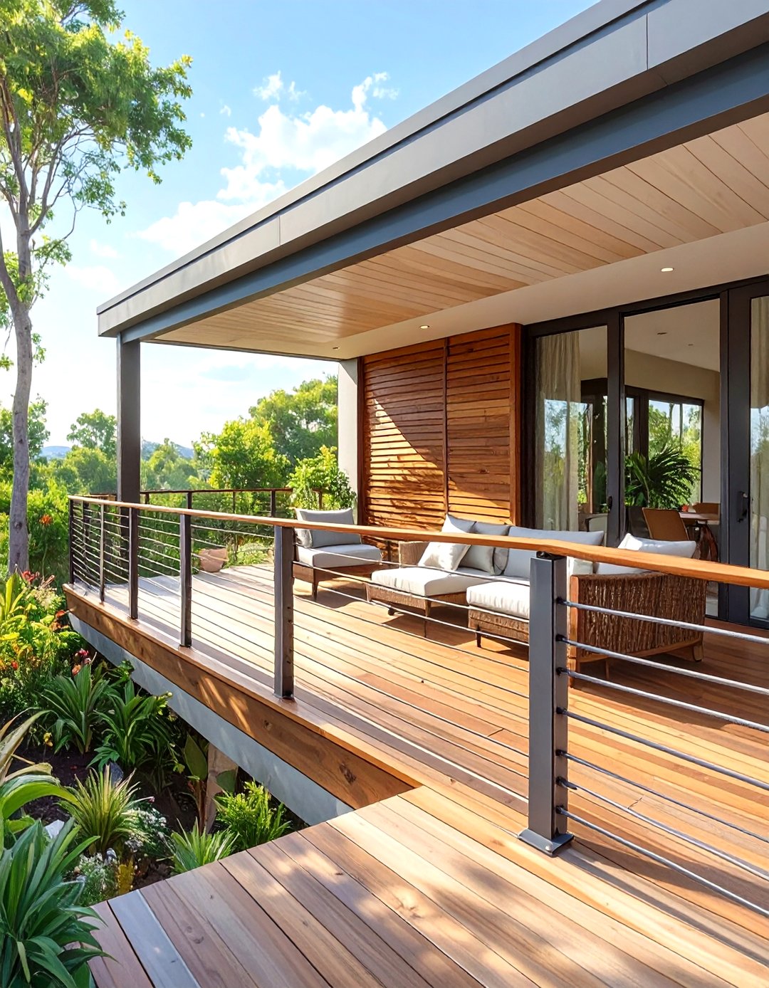 Outside Deck Railing 30 Cable Deck Railing Ideas for a Modern Outdoor Look - We Love Home Blog