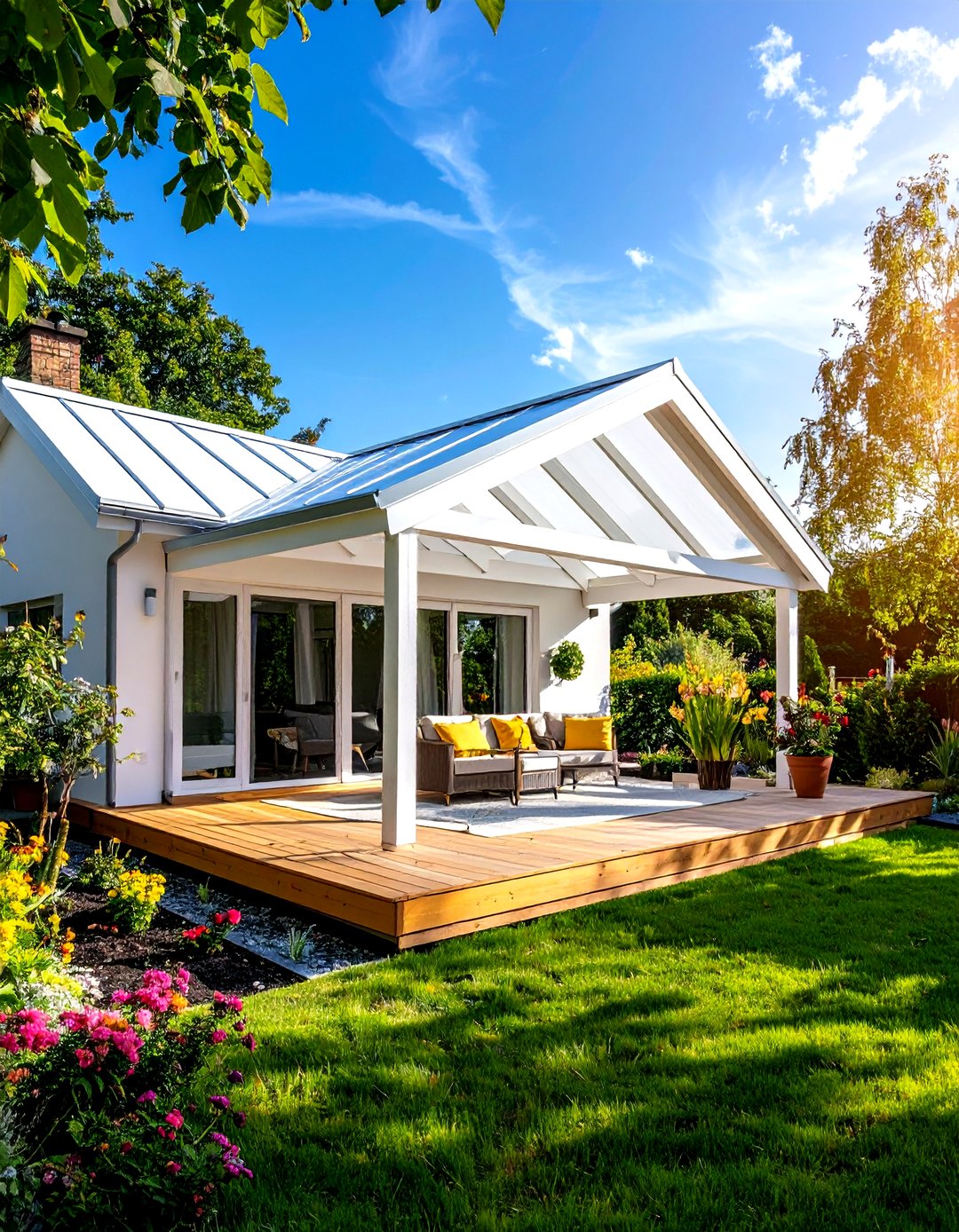 30 Roof Over Deck Ideas for All-Season Outdoor Living - We Love Home Blog