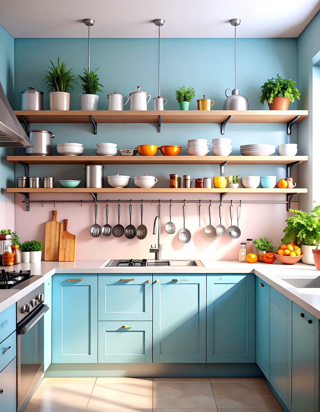 30 Functional Kitchen Shelving Ideas for Small Spaces - We Love Home Blog