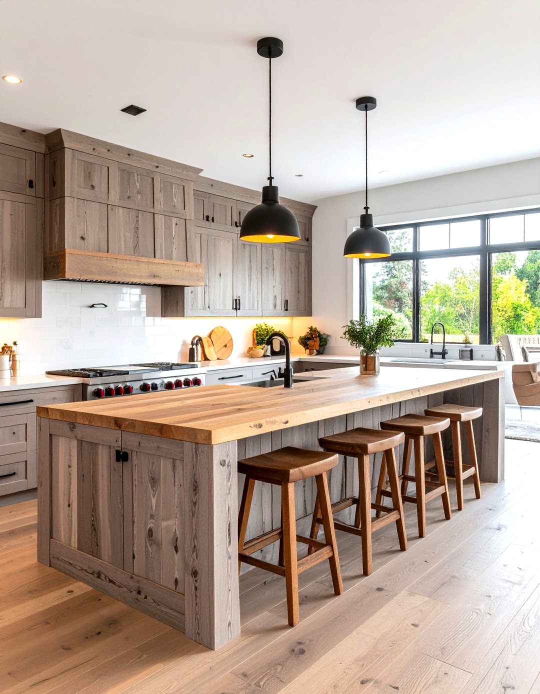 30 Rustic Farmhouse Kitchen Island Ideas for Your Home - We Love Home Blog
