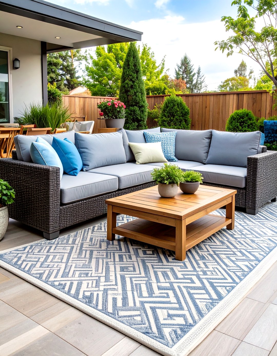30 Patio Furniture Layout Ideas for Outdoor Comfort - We Love Home Blog