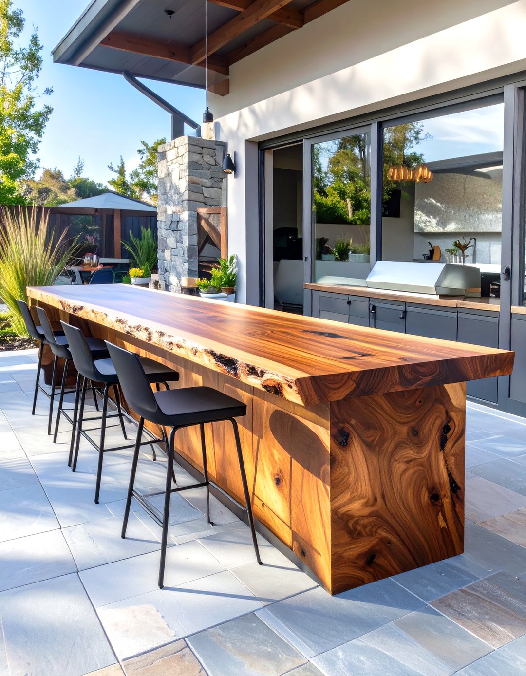 30 Unique Outdoor Bar Top Ideas for Your Custom Bar - We Love Home Blog