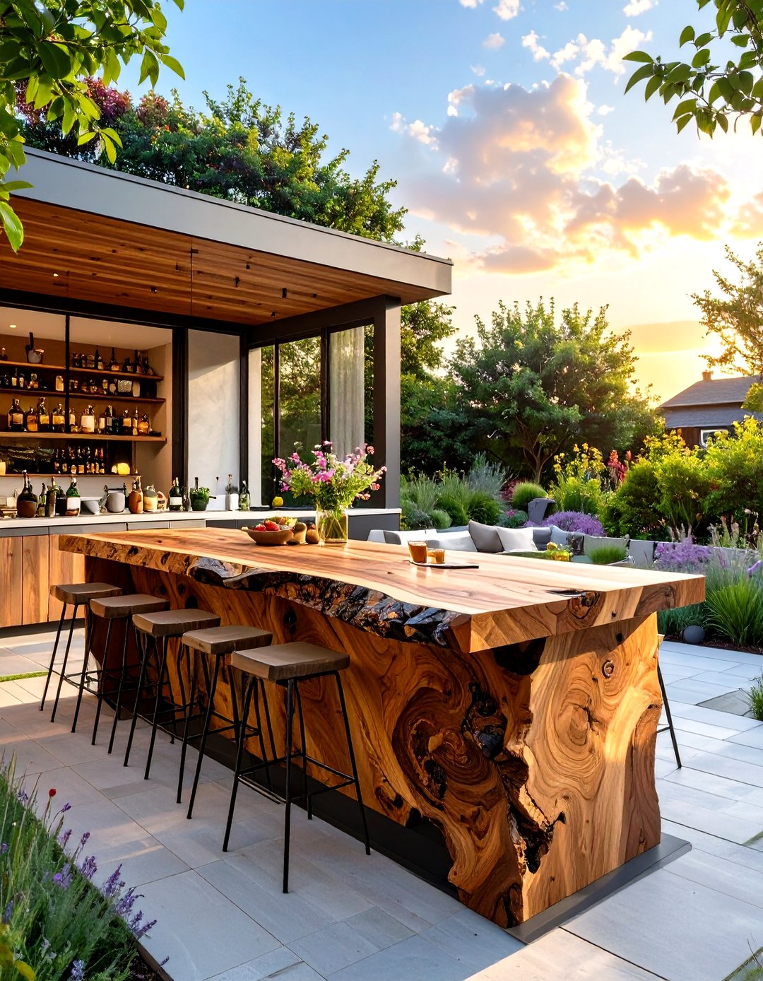 30 Rustic Outdoor Bar Ideas for Backyard Fun - We Love Home Blog