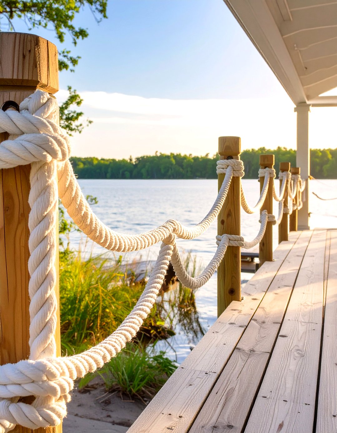 Signle Bar Railing 30 Horizontal Deck Railing Ideas for a Modern Look - We Love Home Blog
