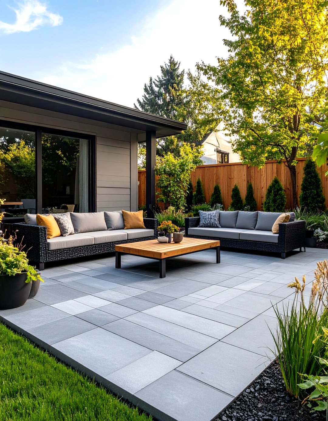 Patio Line 30 Paver Patio Ideas on a Budget for Your Home - We Love Home Blog