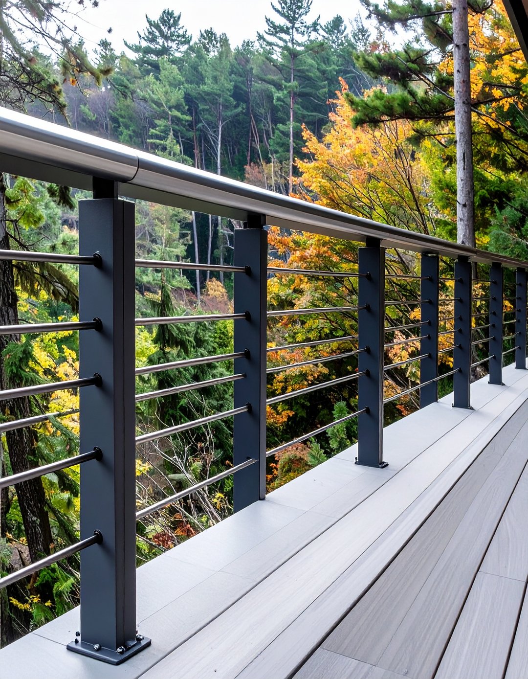 Rod Railing Systems 30 Modern Deck Railing Ideas for a Stylish Exterior - We Love Home Blog