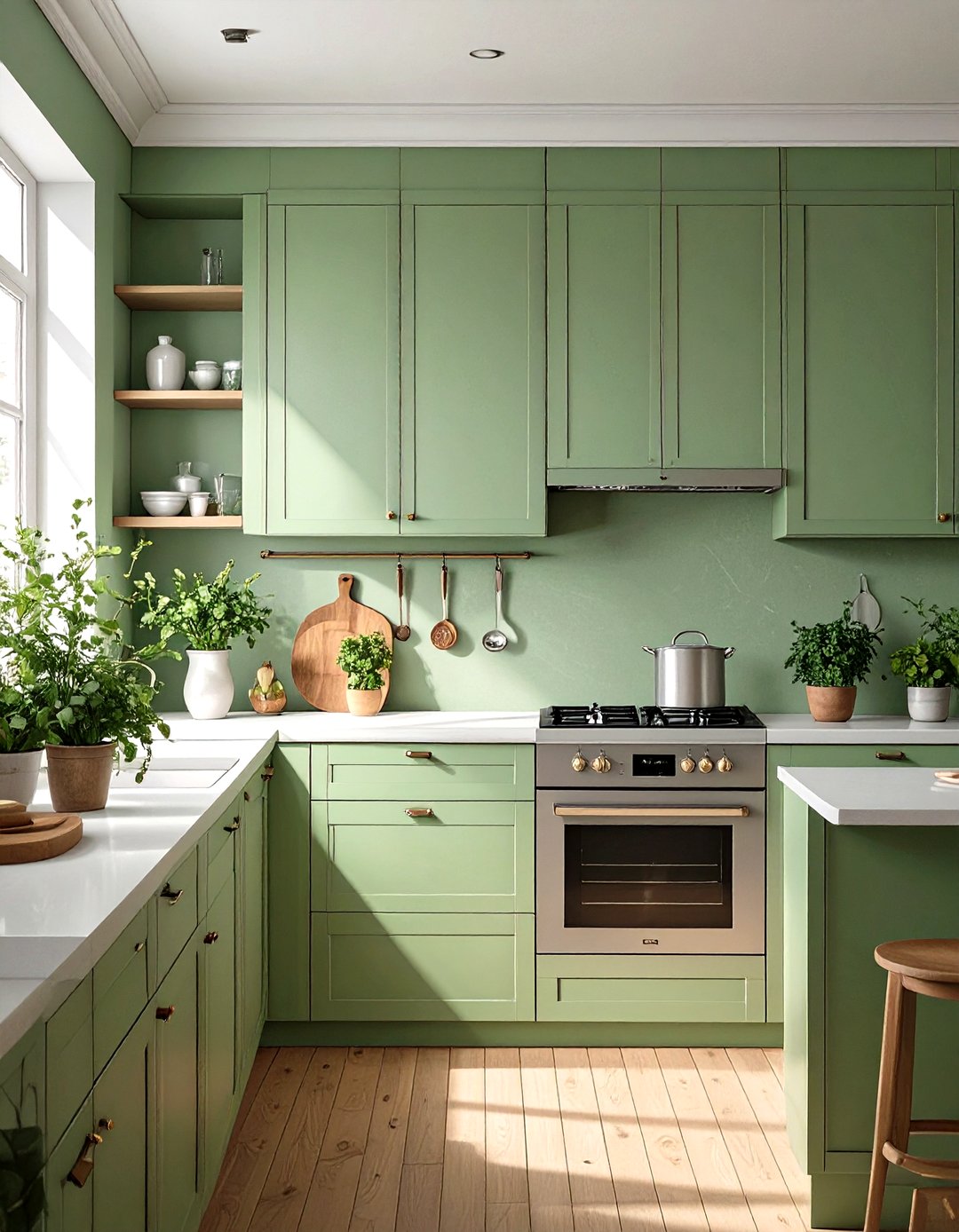 30 Sage Green Kitchen Ideas for a Modern Home - We Love Home Blog