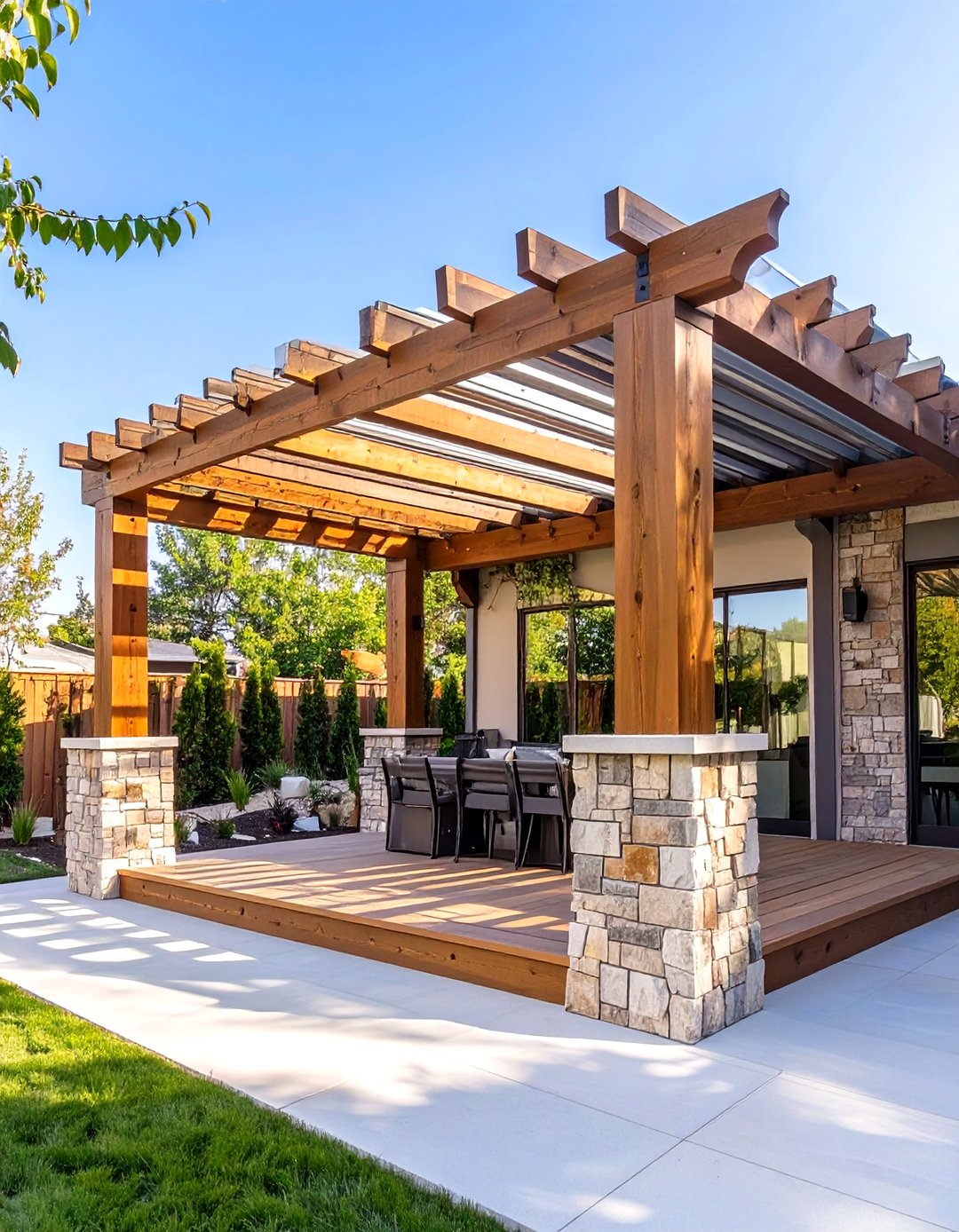 30 Deck Pergola Ideas for Shade and Garden Elegance - We Love Home Blog