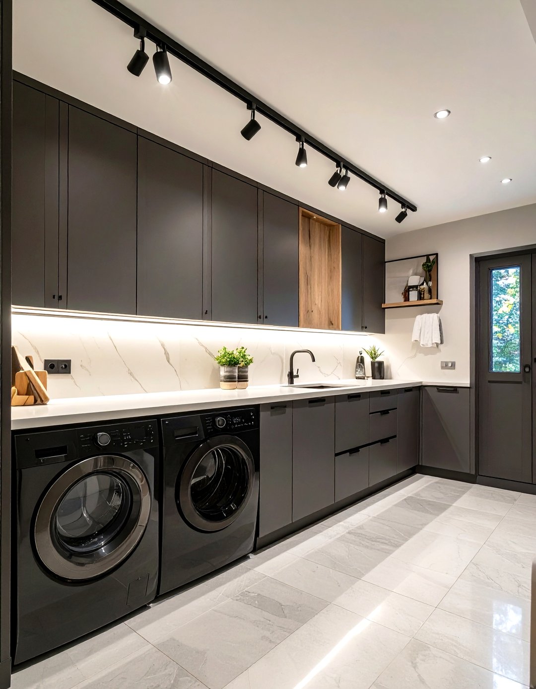 30 Laundry Room Lighting Ideas to Brighten the Space - We Love Home Blog