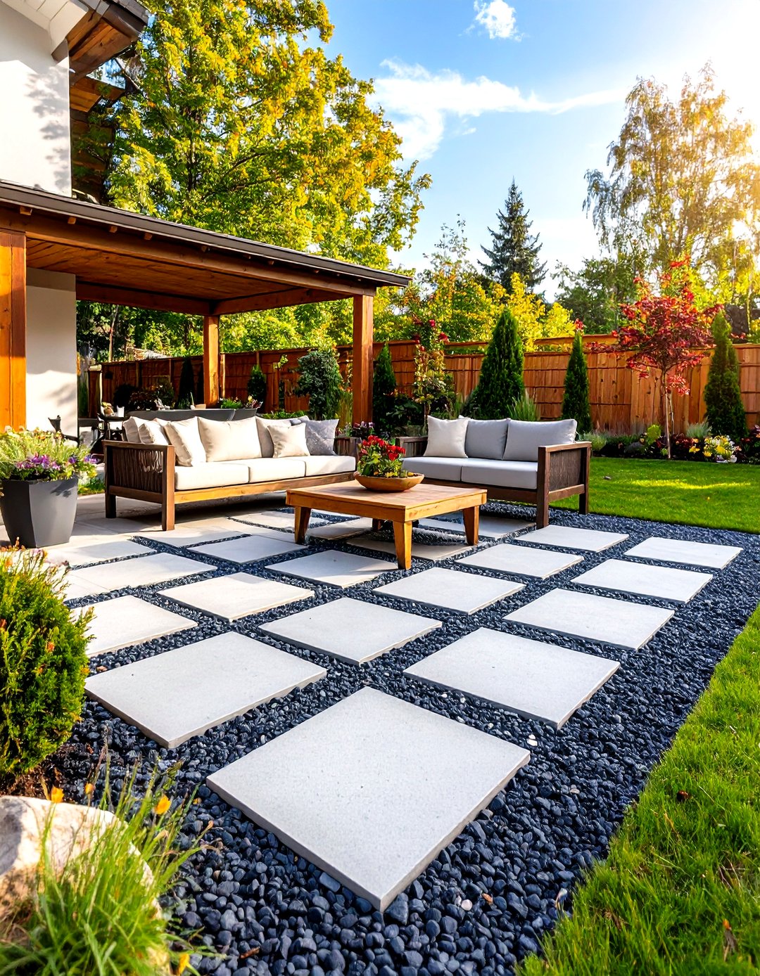 30 Pea Gravel Patio Ideas for an Easy DIY Yard - We Love Home Blog