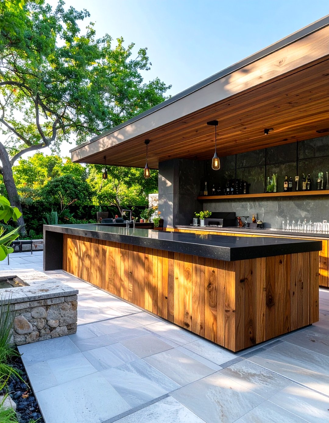 30 Rustic Outdoor Bar Ideas for Backyard Fun - We Love Home Blog