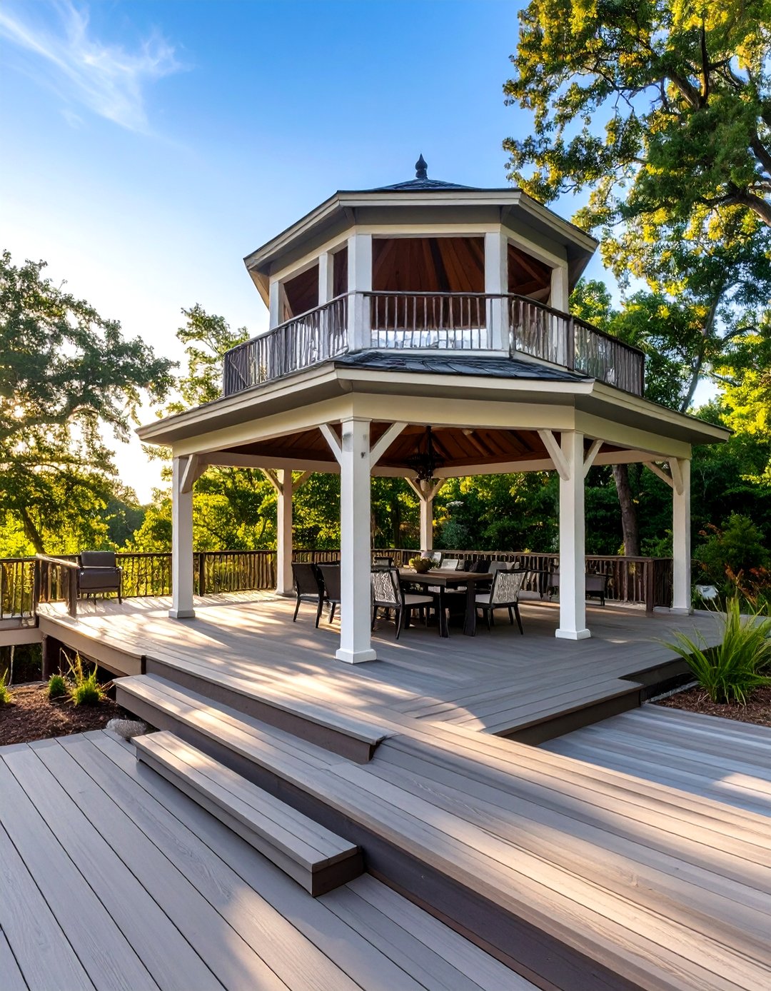 30 Gorgeous Deck Gazebo Ideas for Elegant Shading - We Love Home Blog