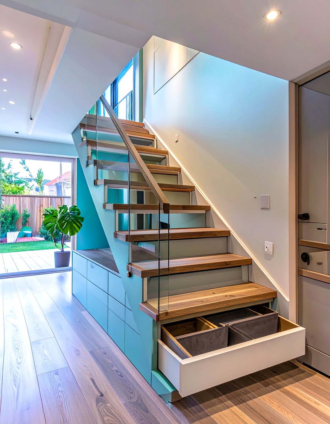 30 Open Basement Stair Ideas for a Modern Entry - We Love Home Blog