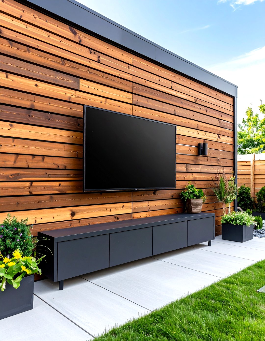 30 Outdoor TV Ideas for Your Dream Backyard Entertainment - We Love ...