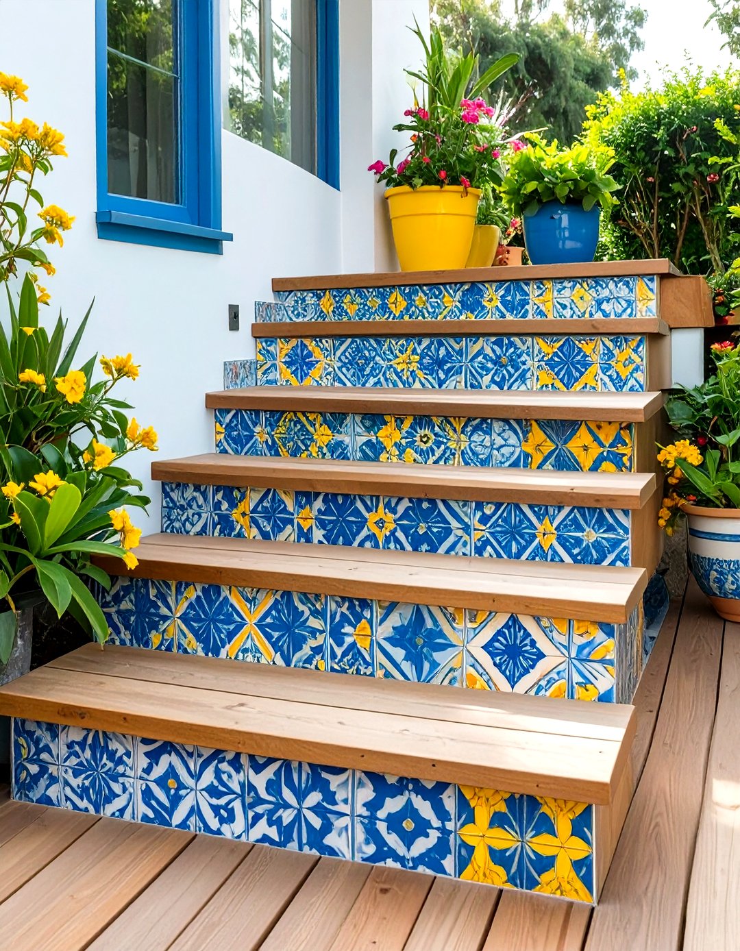 30 Practical Outdoor Deck Steps Ideas for Safe Access - We Love Home Blog