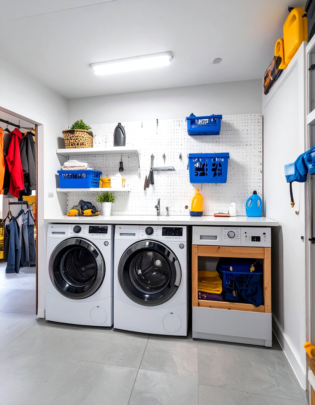 30 Functional Garage Laundry Room Ideas and Designs - We Love Home Blog