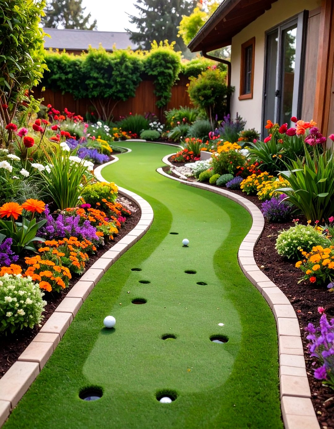 30 Small Backyard Putting Green Ideas for Golf Lovers - We Love Home Blog