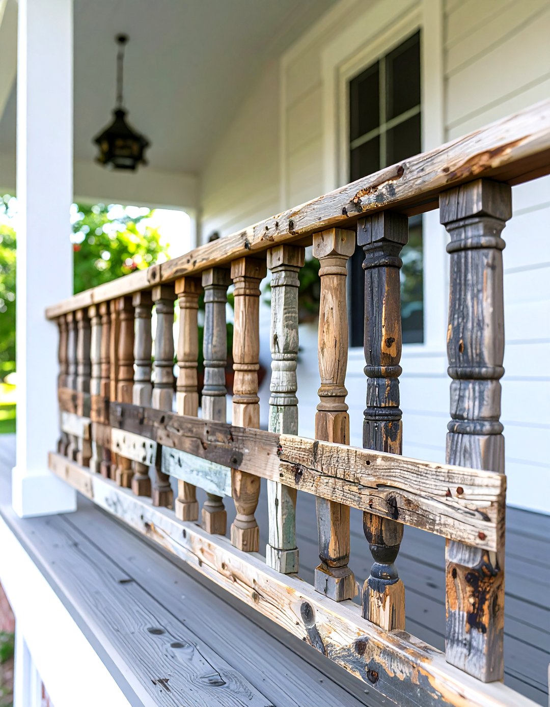 30 Small Front Porch Railing Ideas for Safety and Style - We Love Home Blog