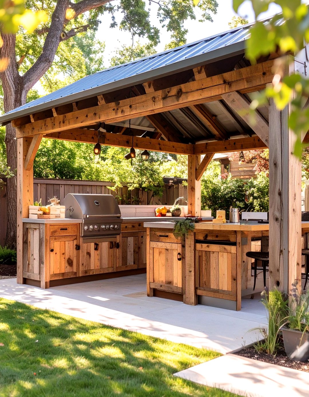 30 Small Covered Outdoor Kitchen Ideas for Every Yard - We Love Home Blog