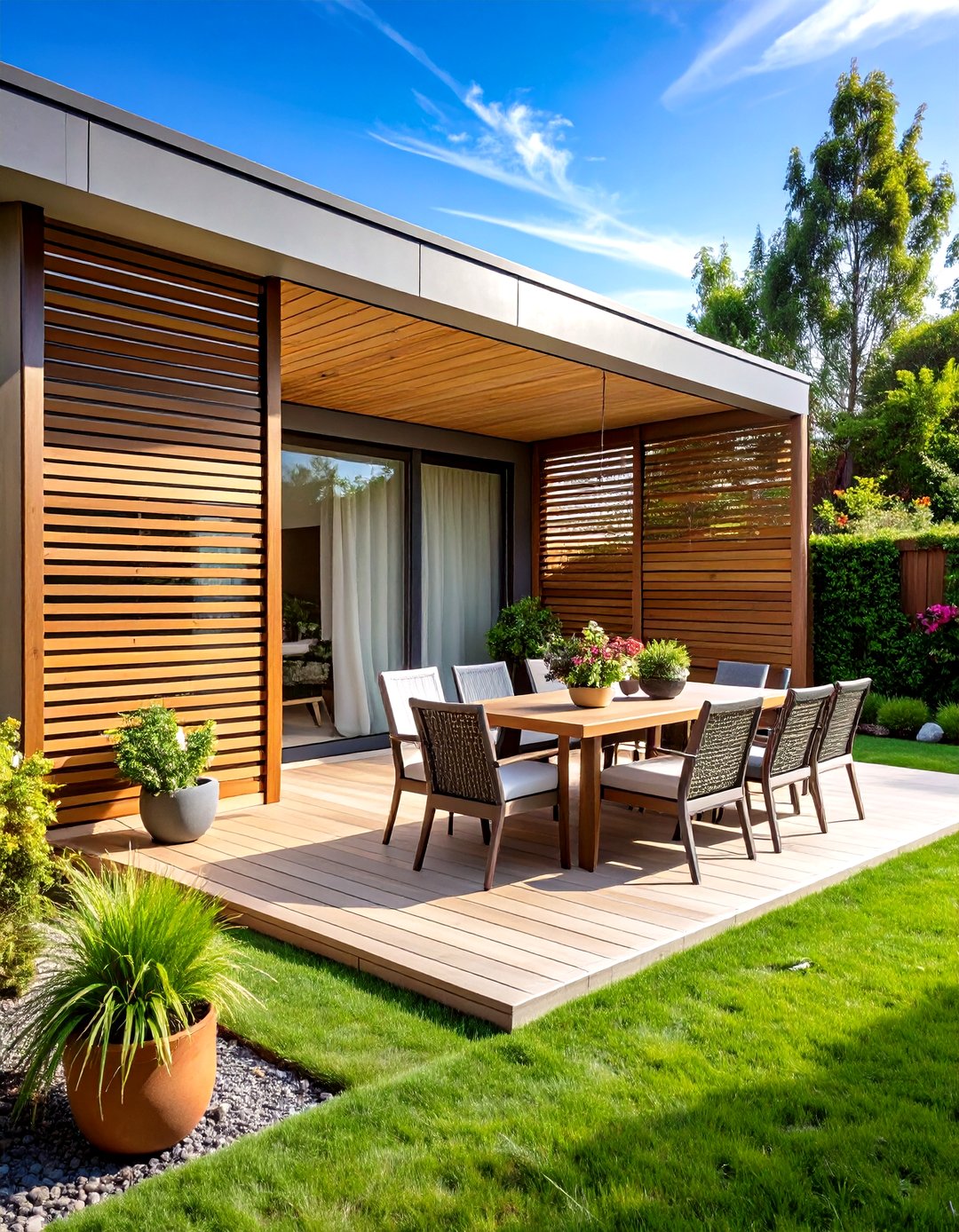 Long Rectangular Layout Patio 30 Smart Patio Layout Ideas Rectangle for Your Yard - We Love Home Blog
