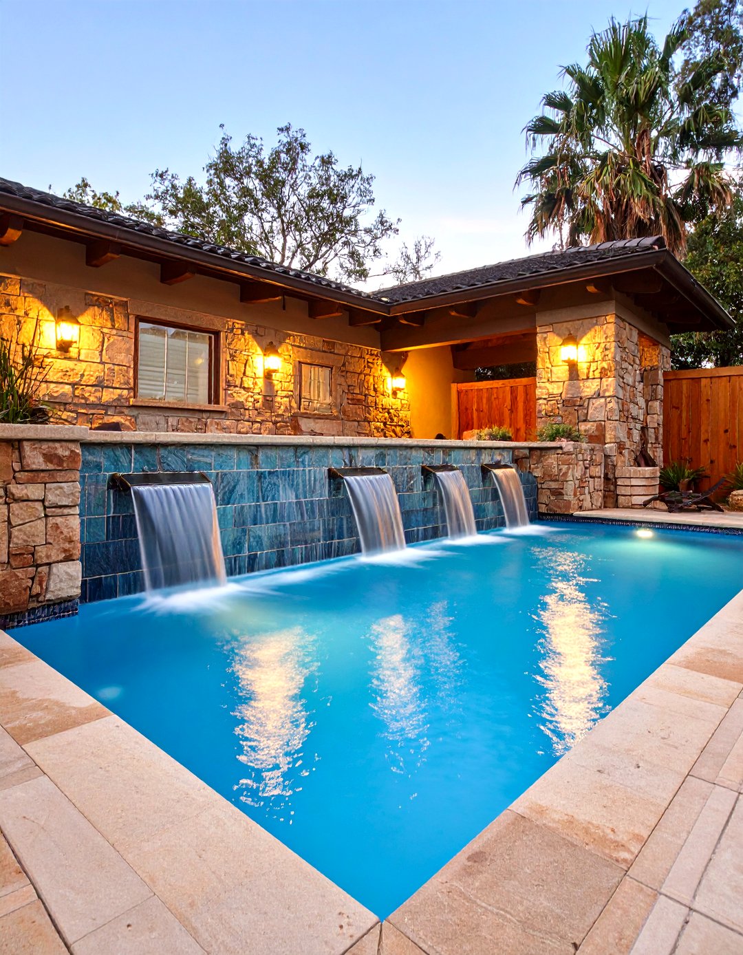 30 Modern Rectangular Pool Landscaping Ideas to Try - We Love Home Blog