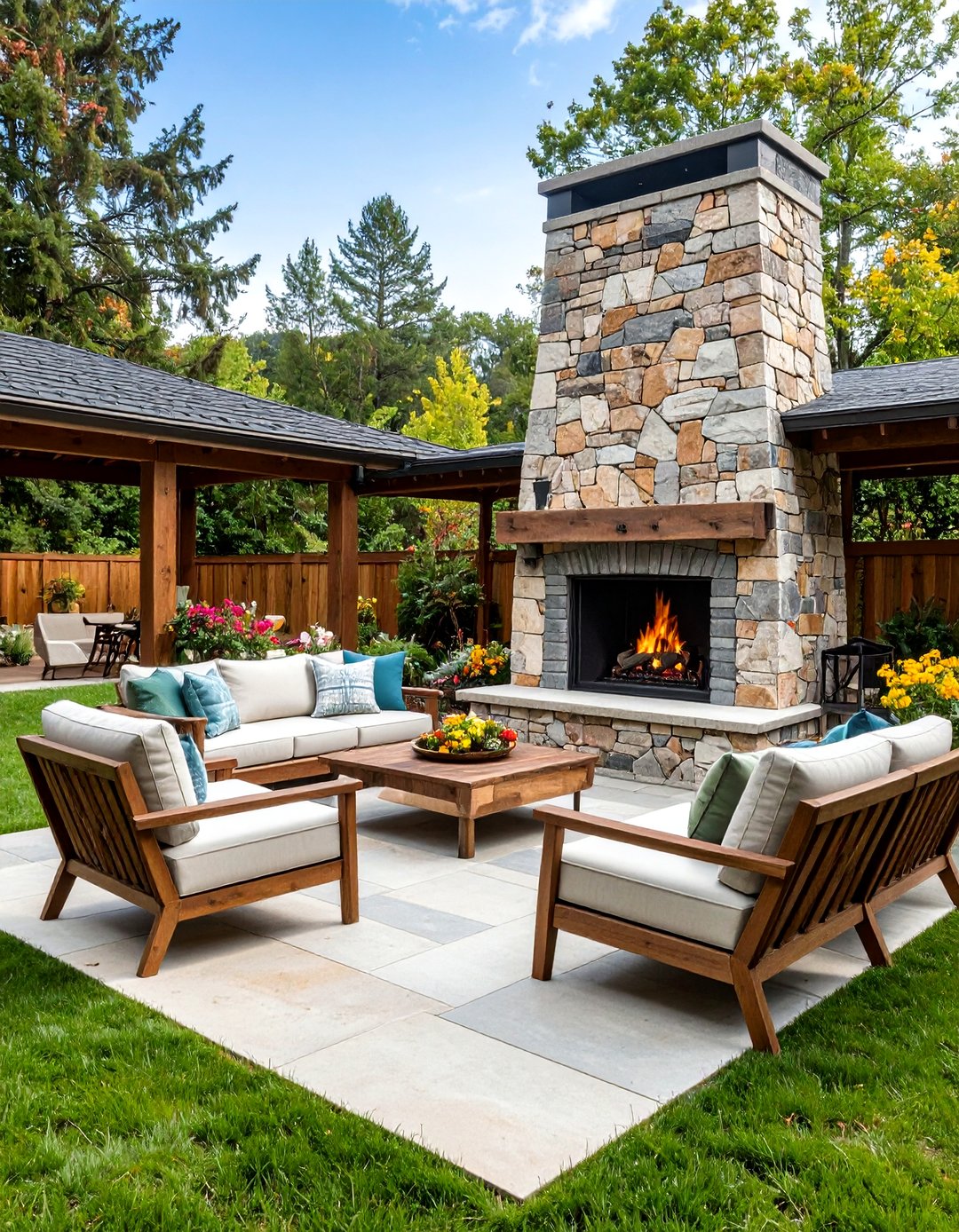 Photo inspiration: Picture Idea: 30 Backyard Fireplace Ideas For A Luxury Outdoor Retreat