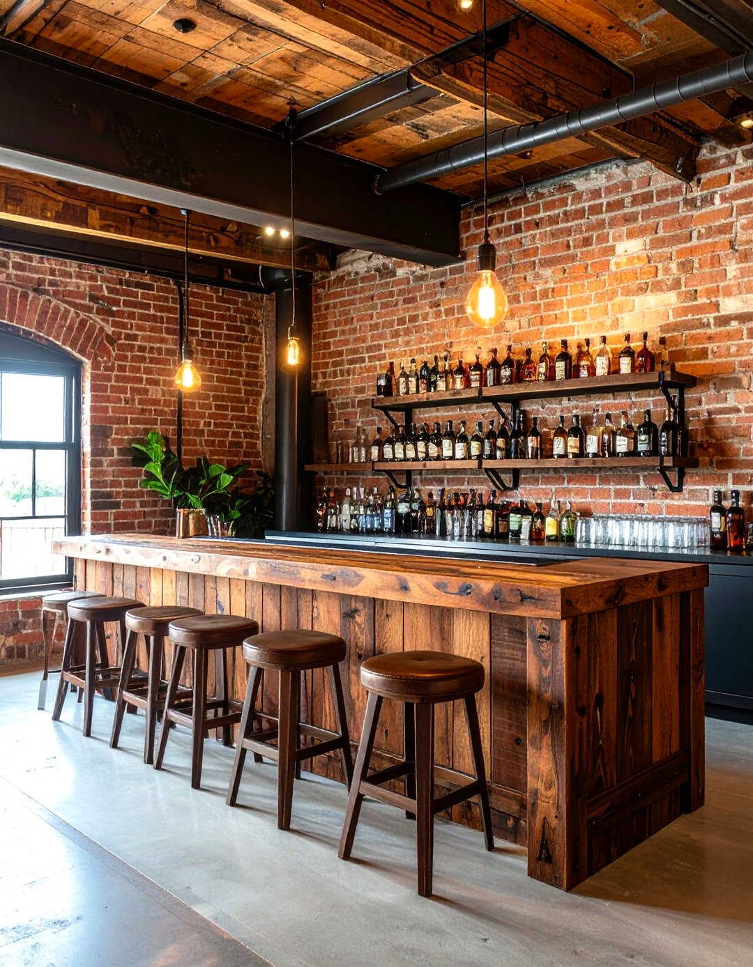 30 Rustic Basement Bar Ideas for Ultimate Entertainment - We Love Home Blog
