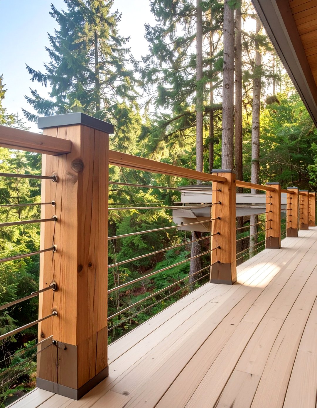 Outside Deck Railing 30 Cable Deck Railing Ideas for a Modern Outdoor Look - We Love Home Blog