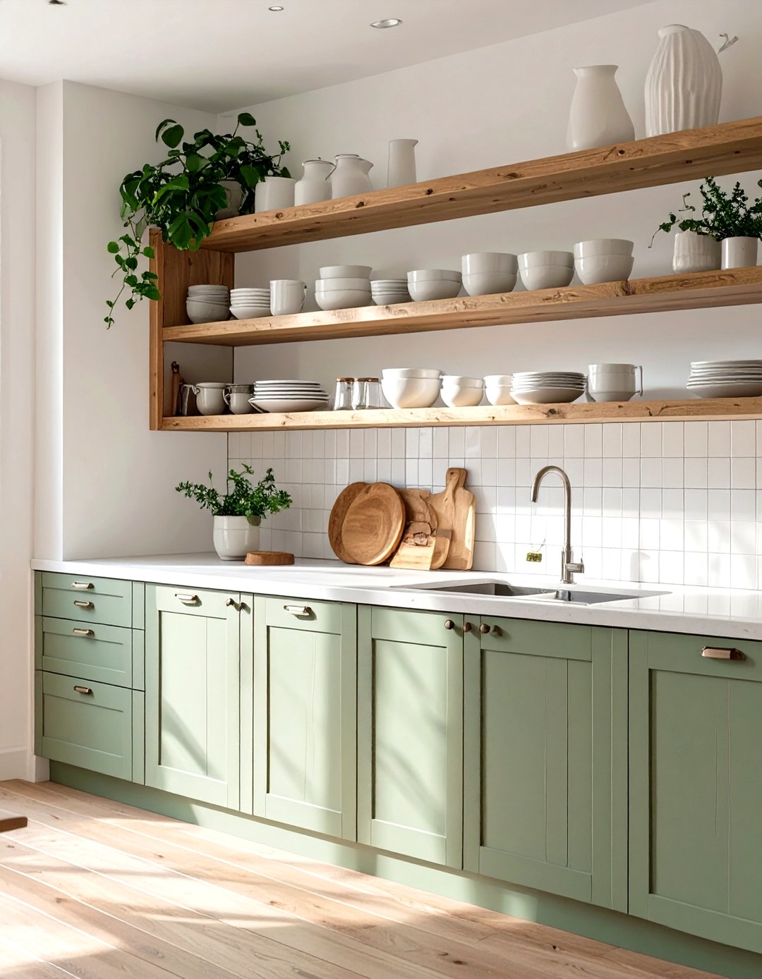 30 Sage Green Kitchen Ideas for a Modern Home - We Love Home Blog