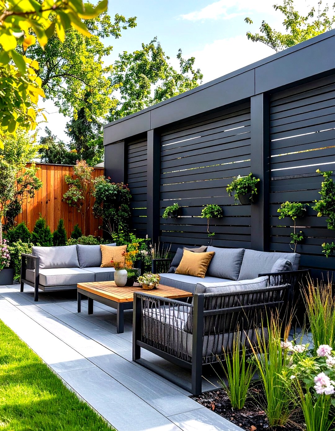 30 Clever Patio Privacy Wall Ideas for Secluded Bliss - We Love Home Blog