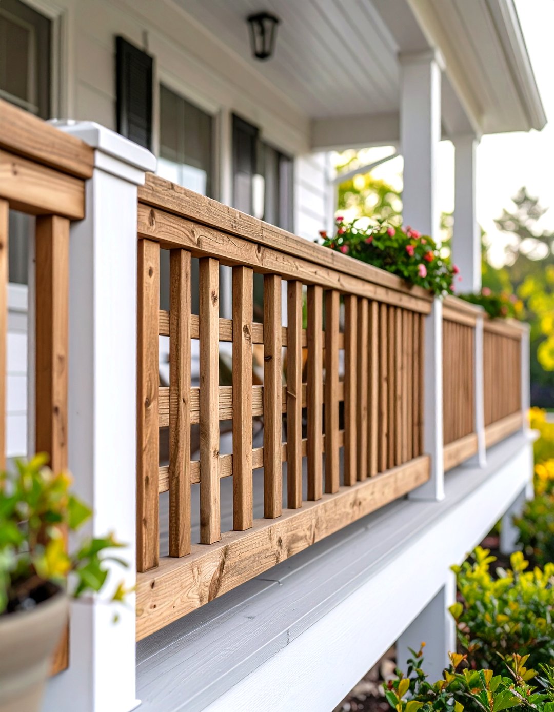 30 Front Porch Railing Ideas for Instant Curb Appeal - We Love Home Blog