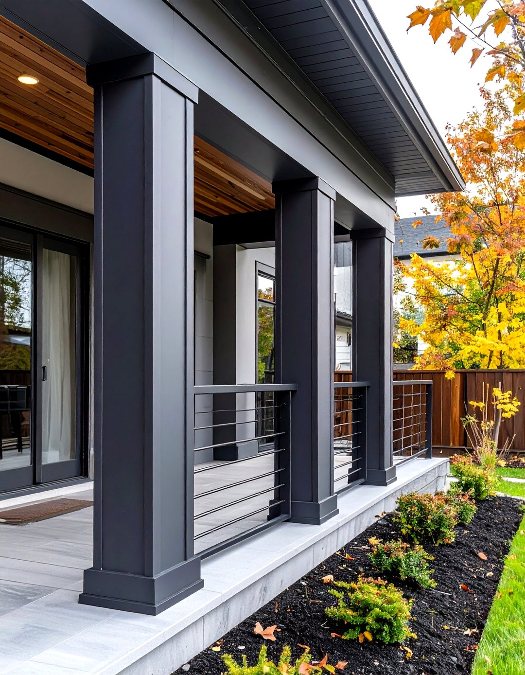 Rectangular Porch Column 30 Front Porch Column Ideas to Upgrade Your Exterior - We Love Home Blog