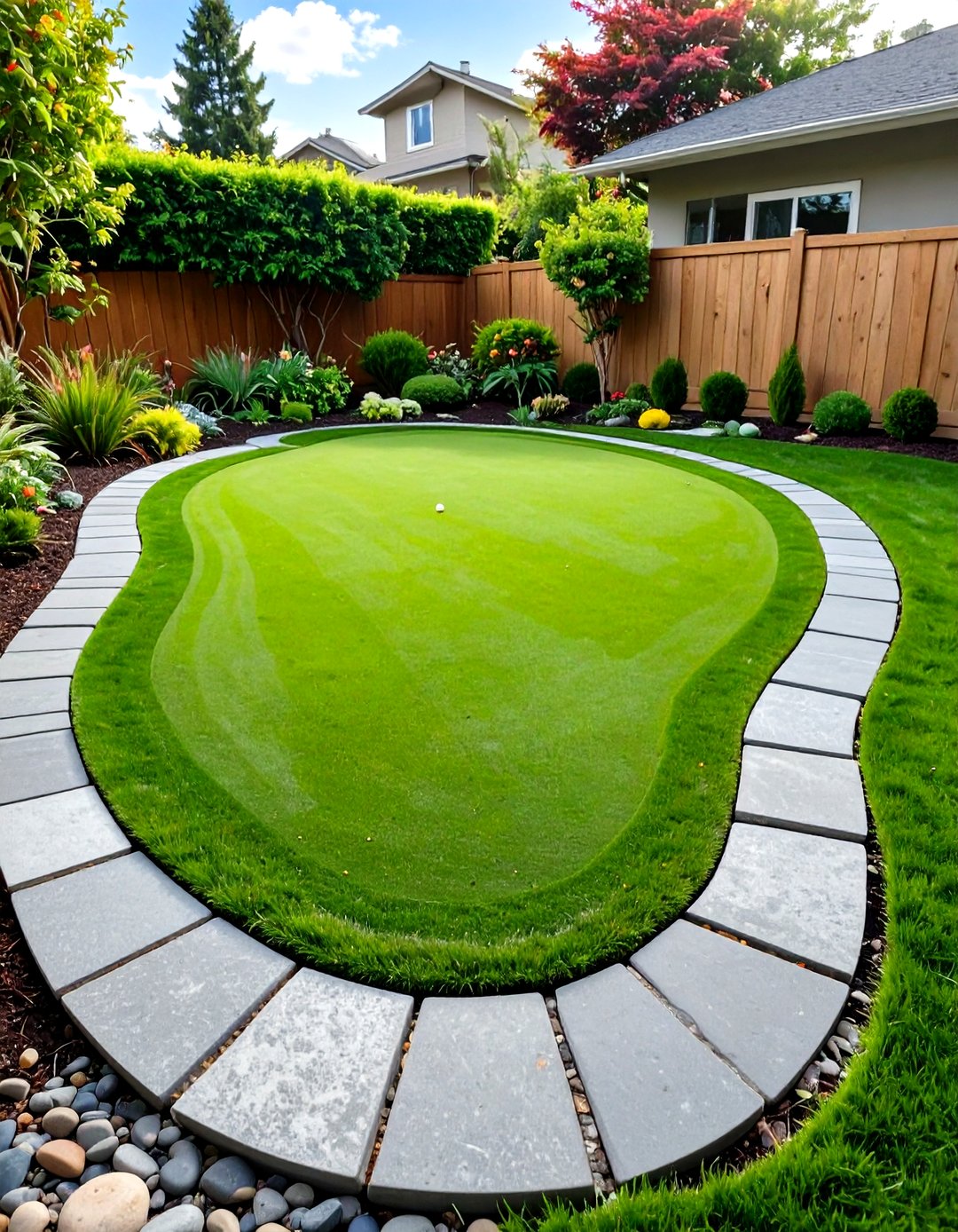 30 Small Backyard Putting Green Ideas for Golf Lovers - We Love Home Blog