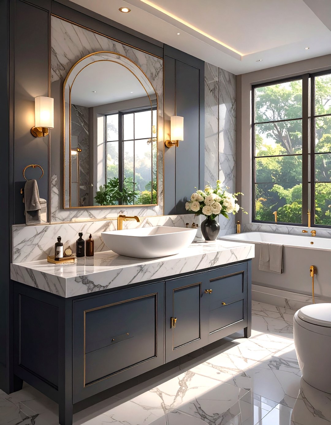 Small Window Vanity 30 Small Bathroom Vanity Designs for Every Budget - We Love Home Blog