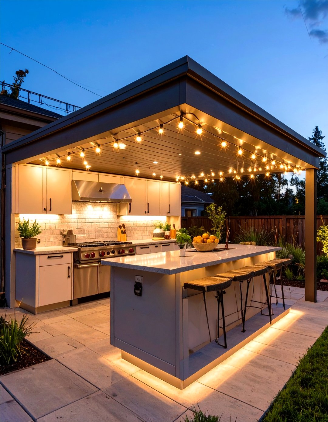 30 Small Covered Outdoor Kitchen Ideas for Every Yard - We Love Home Blog