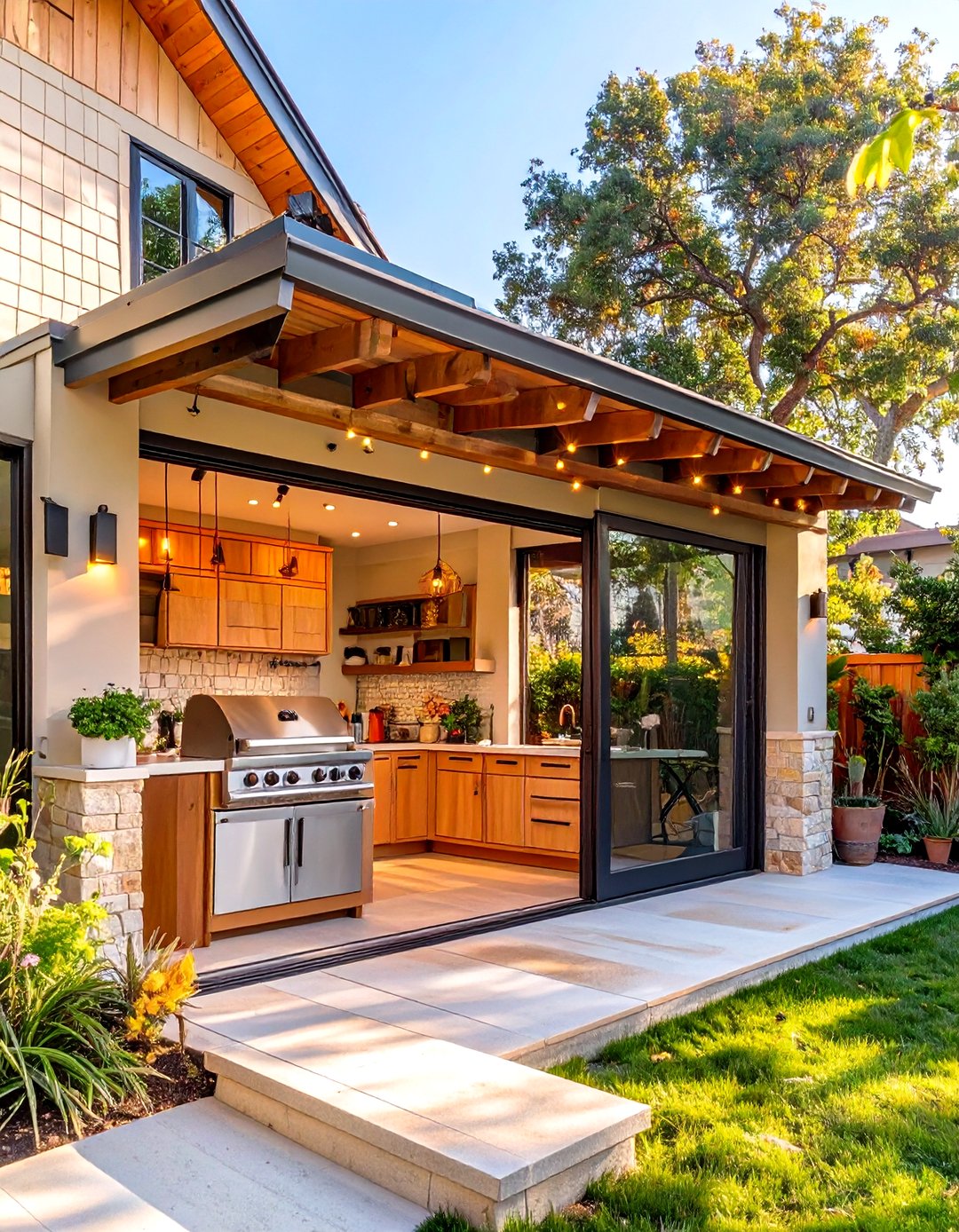 30 Small Covered Outdoor Kitchen Ideas for Every Yard - We Love Home Blog