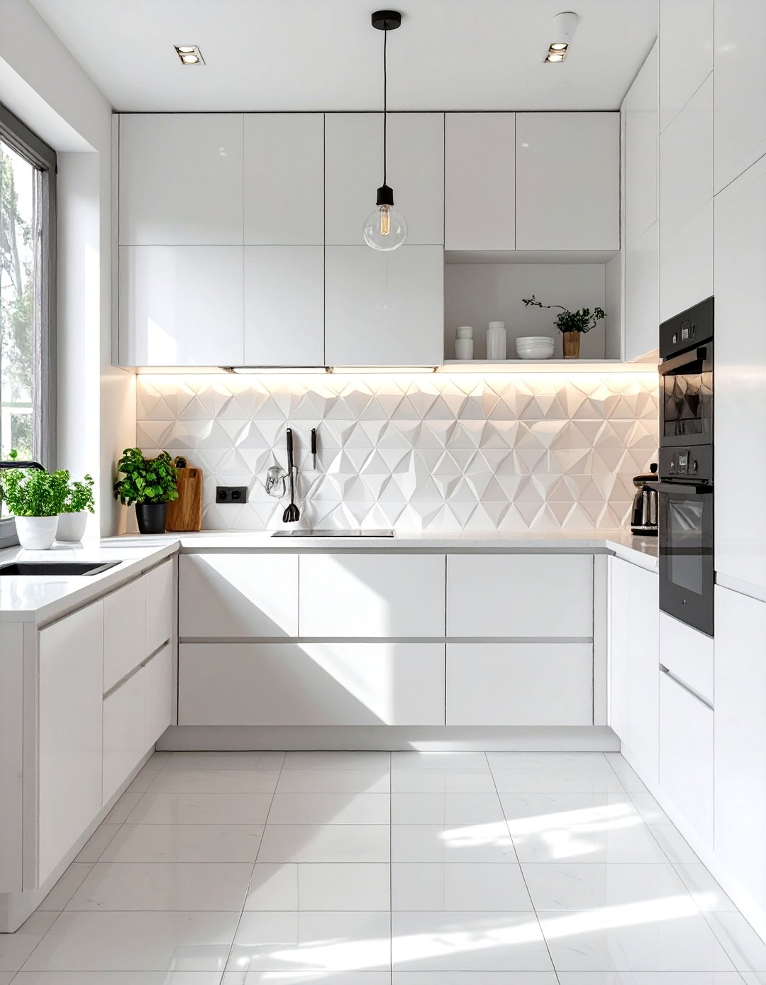 30 Small White Kitchen Ideas to Brighten Your Space - We Love Home Blog