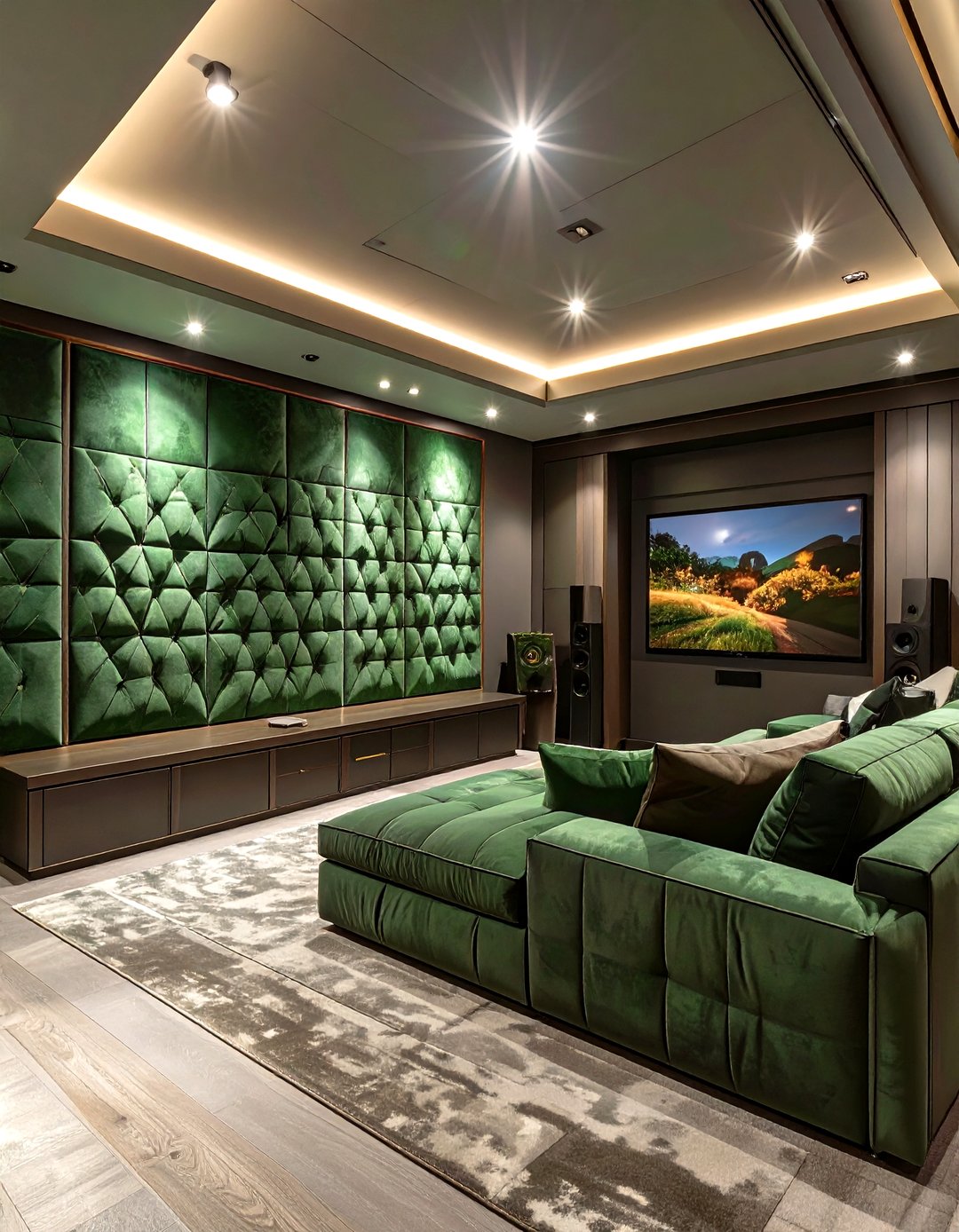 30 Modern Basement TV Wall Ideas for Your Entertainment - We Love Home Blog