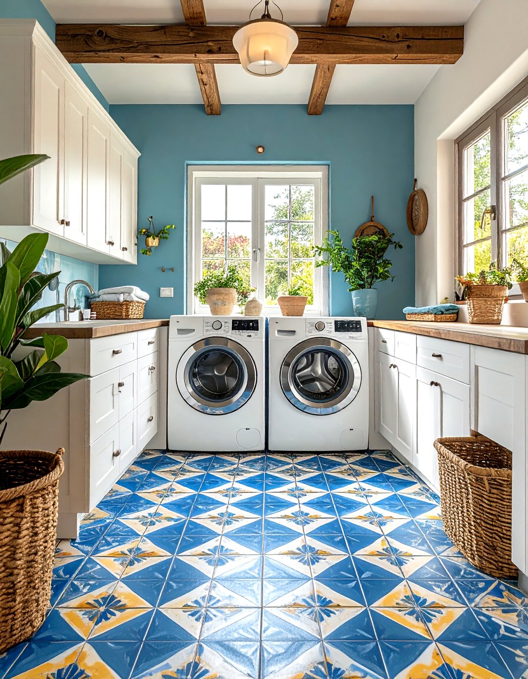 30 Laundry Room Tile Floor Ideas for a Stylish Upgrade - We Love Home Blog