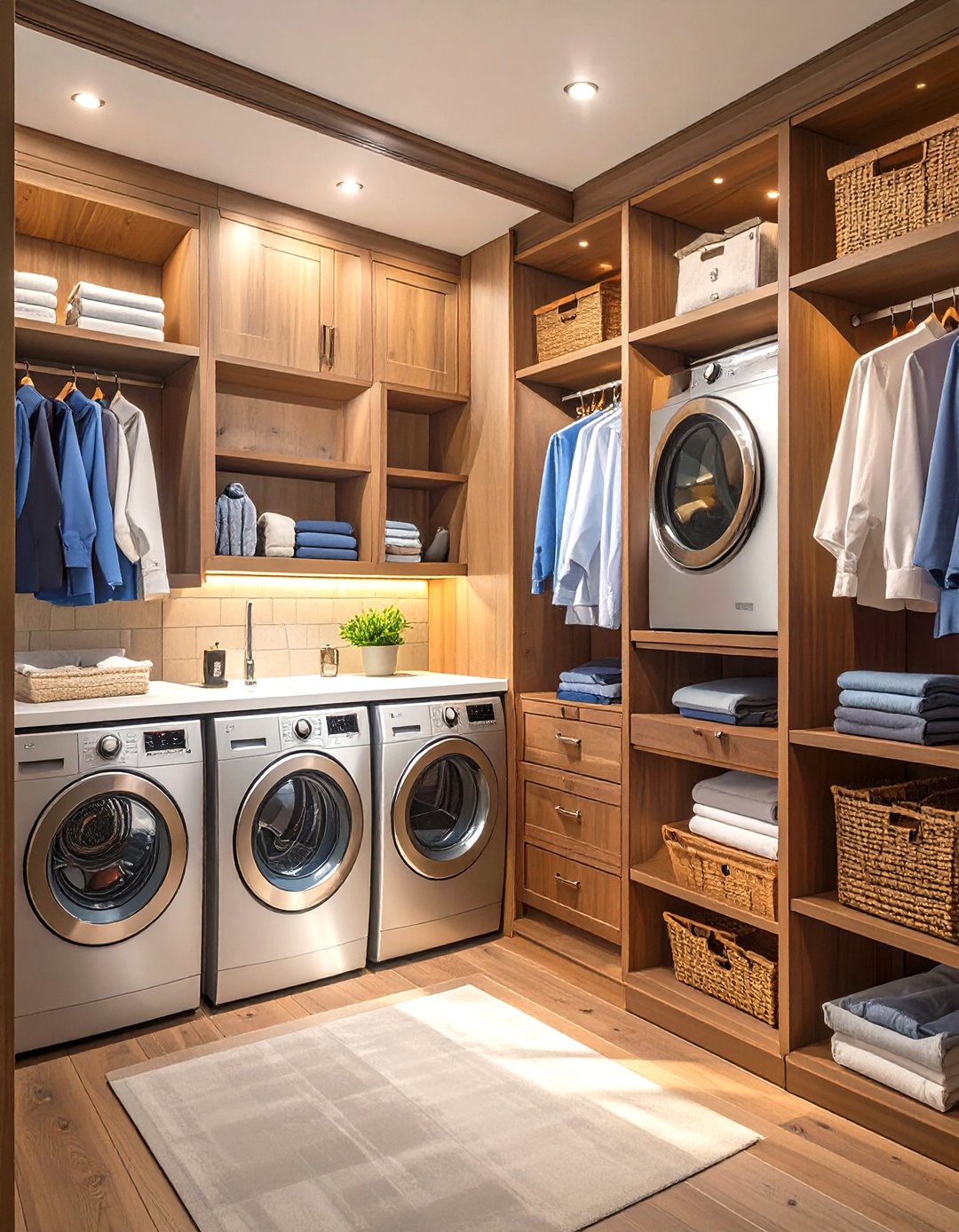 30 Stackable Laundry Room Ideas to Maximize Space - We Love Home Blog