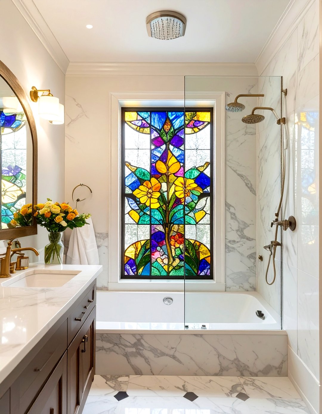 Window In Shower Ideas 30 Practical Window in Shower Ideas for Natural Light - We Love Home Blog
