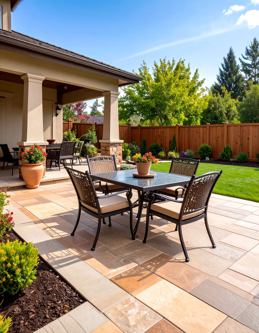 30 Smart Patio Landscape Ideas for a Better Backyard - We Love Home Blog