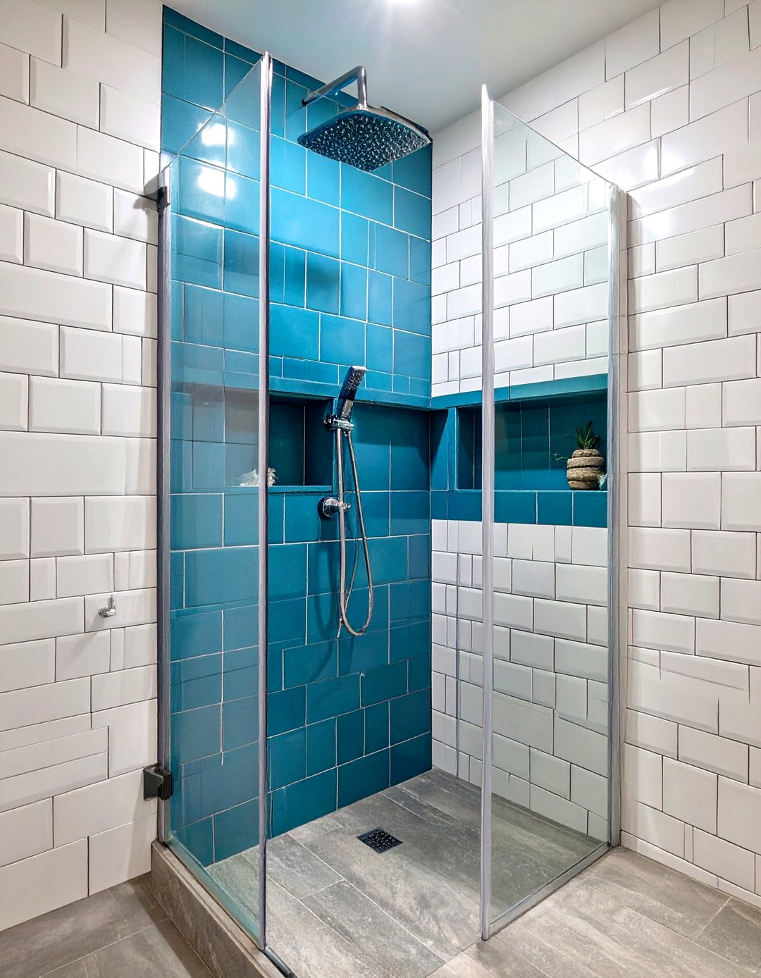 30 Elegant Standing Shower Ideas for Small Bathrooms - We Love Home Blog