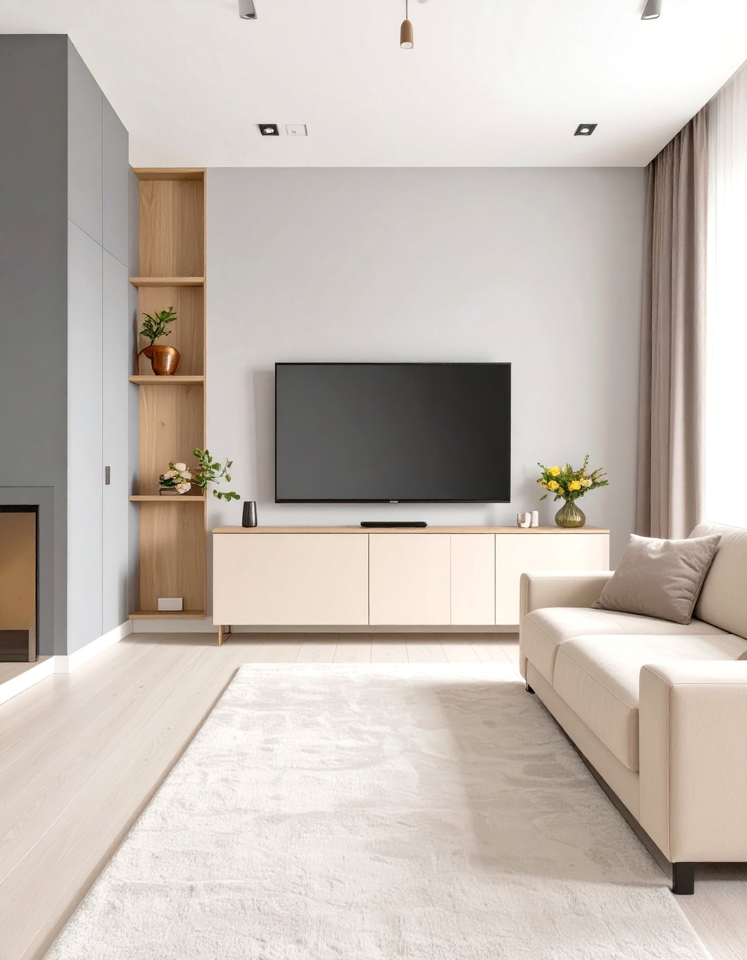 30 Simple Small Living Room Ideas With TV and Storage - We Love Home Blog