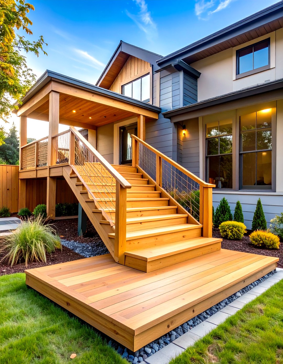 30 Front Porch Deck Ideas for a Beautiful Home Exterior - We Love Home Blog