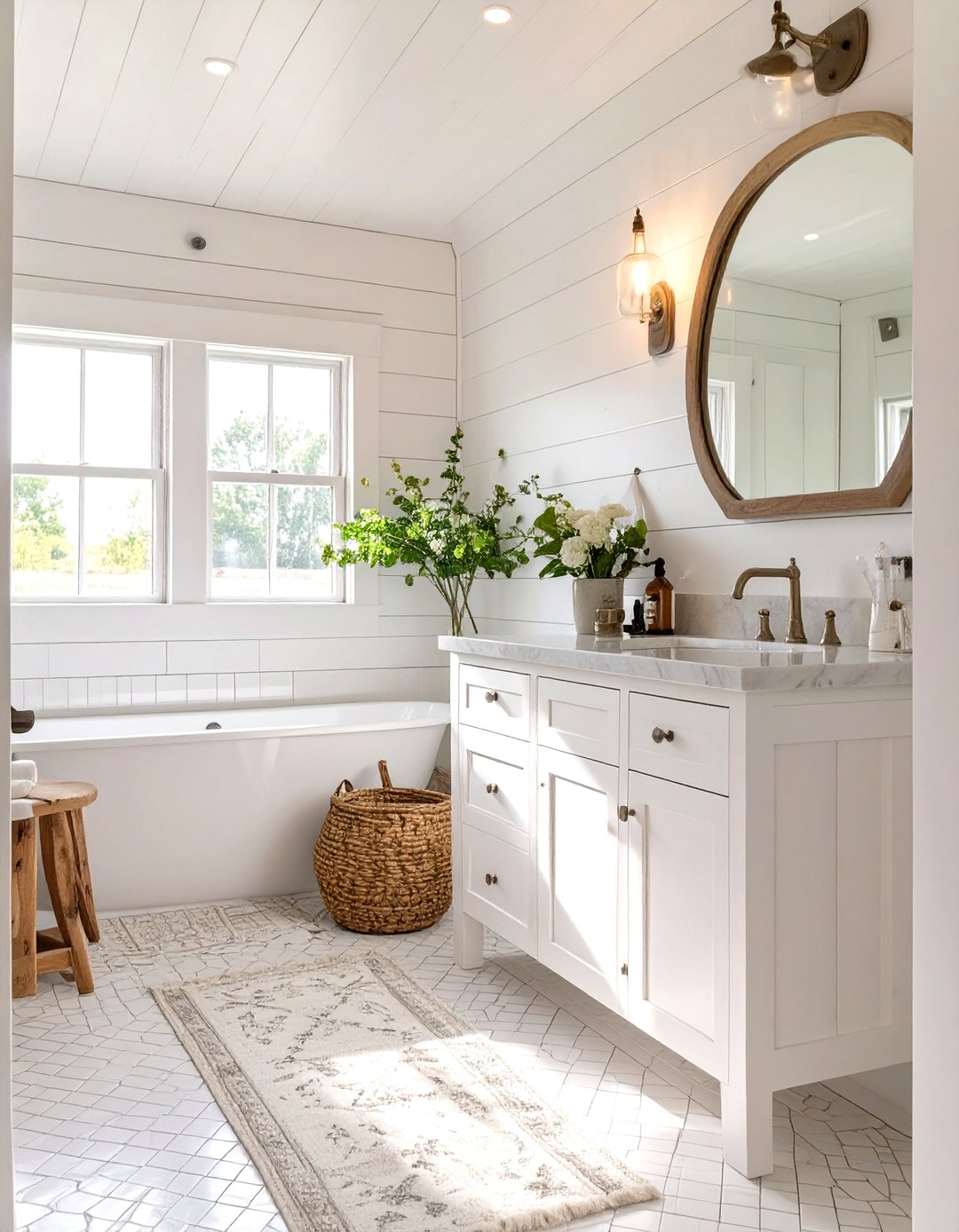 30 Farmhouse Bathroom Decor Ideas for a Rustic Refresh - We Love Home Blog