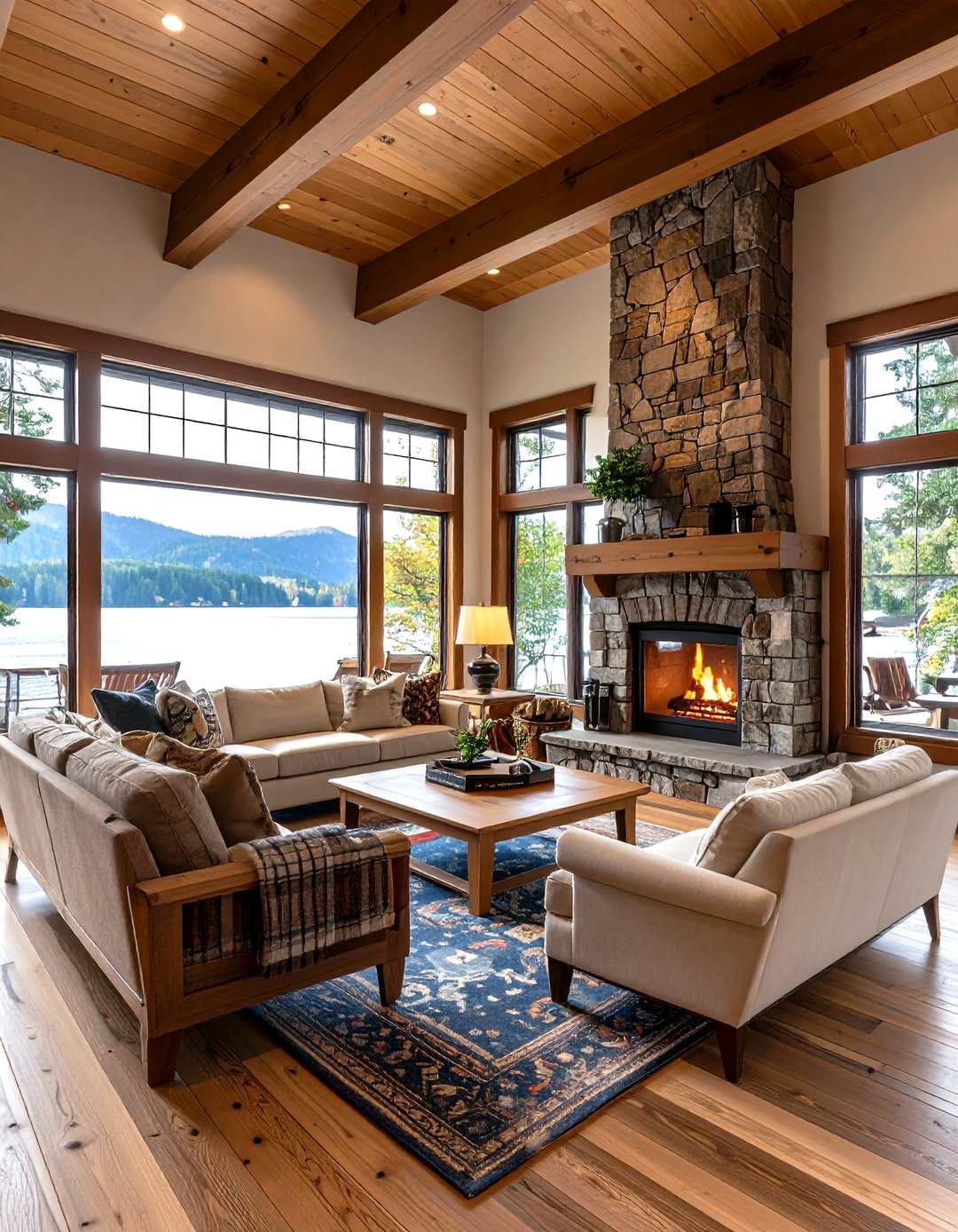 30 Cozy Lake House Interior Design Ideas to Try - We Love Home Blog