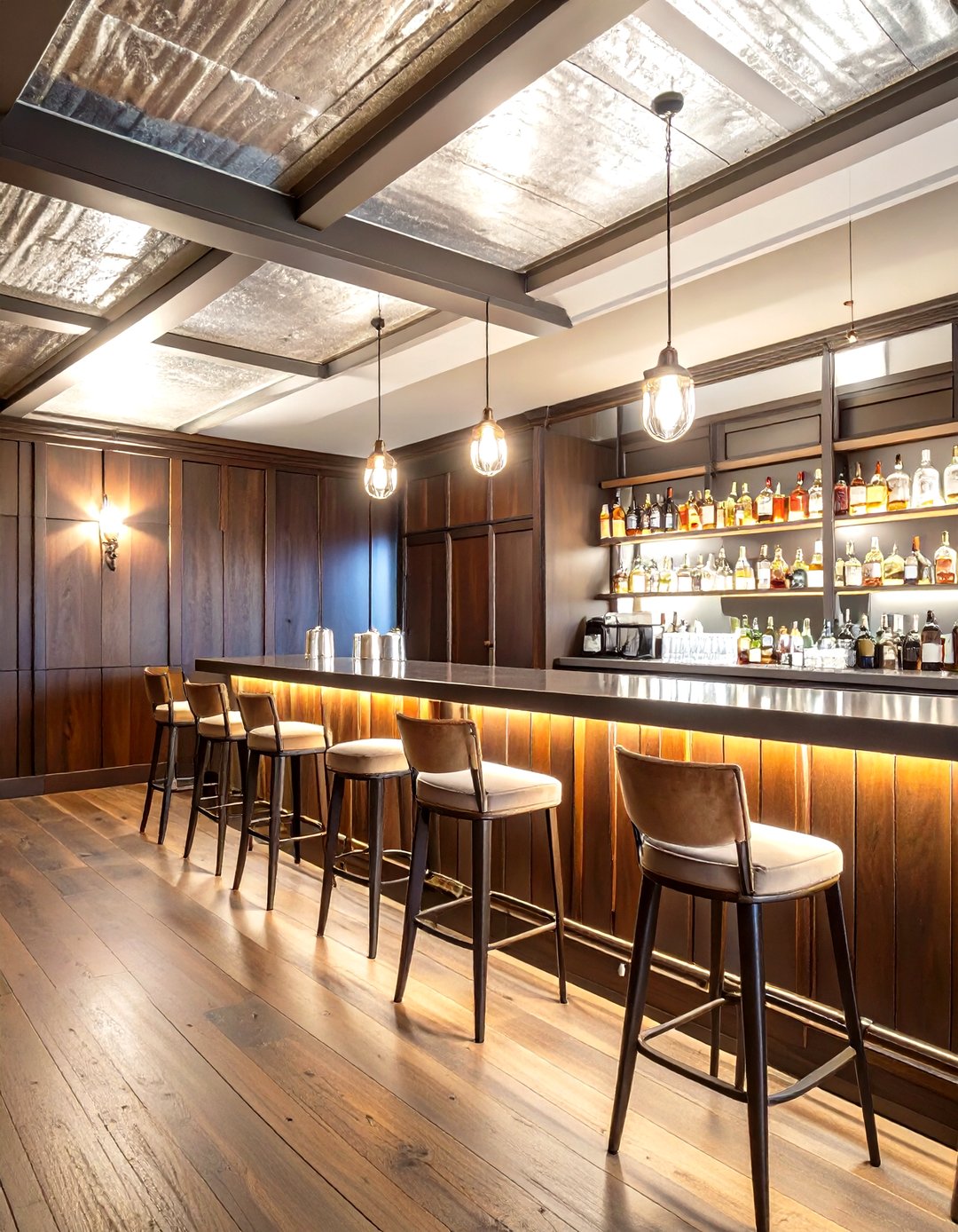 30 Modern Basement Wet Bar Ideas for Home Entertainment - We Love Home Blog